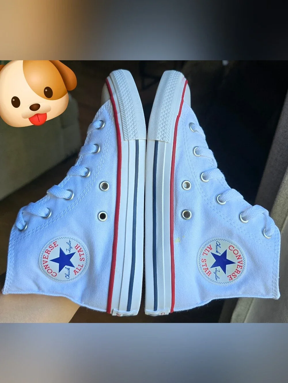Sz 13 Toddler Kids CONVERSE CTAS HI White Casual Shoes